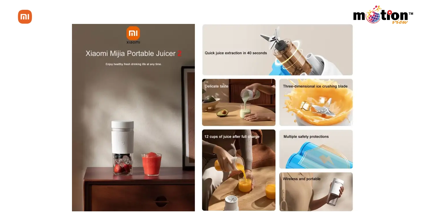 XIAOMI MIJIA Portable Juicer Cup 2 Blender