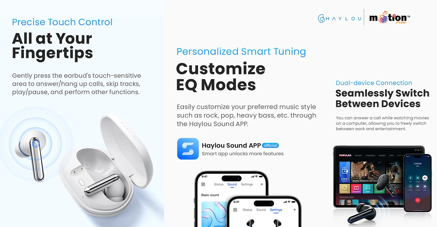 HAYLOU Mori Plus TWS Earbuds