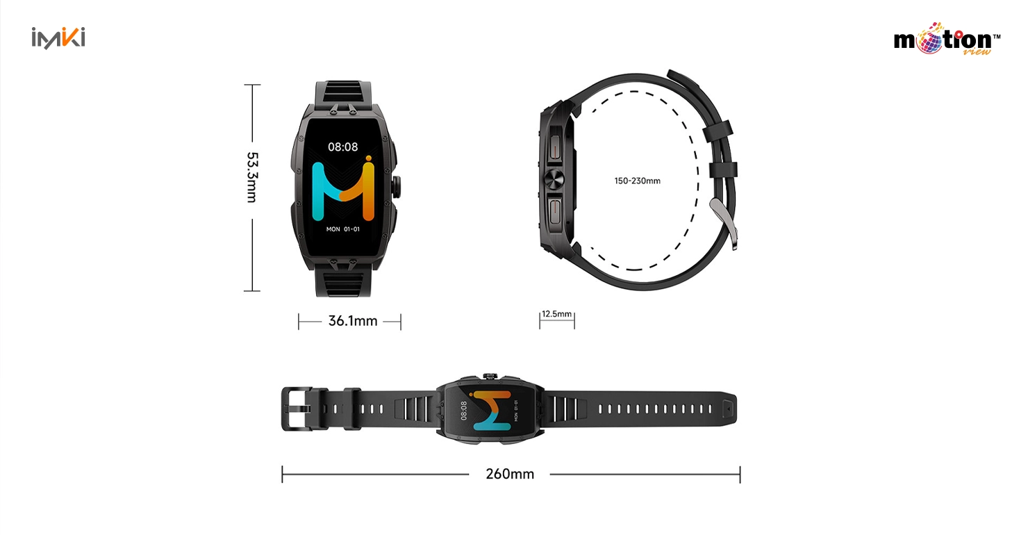 IMIKI MB1 smartwatch body