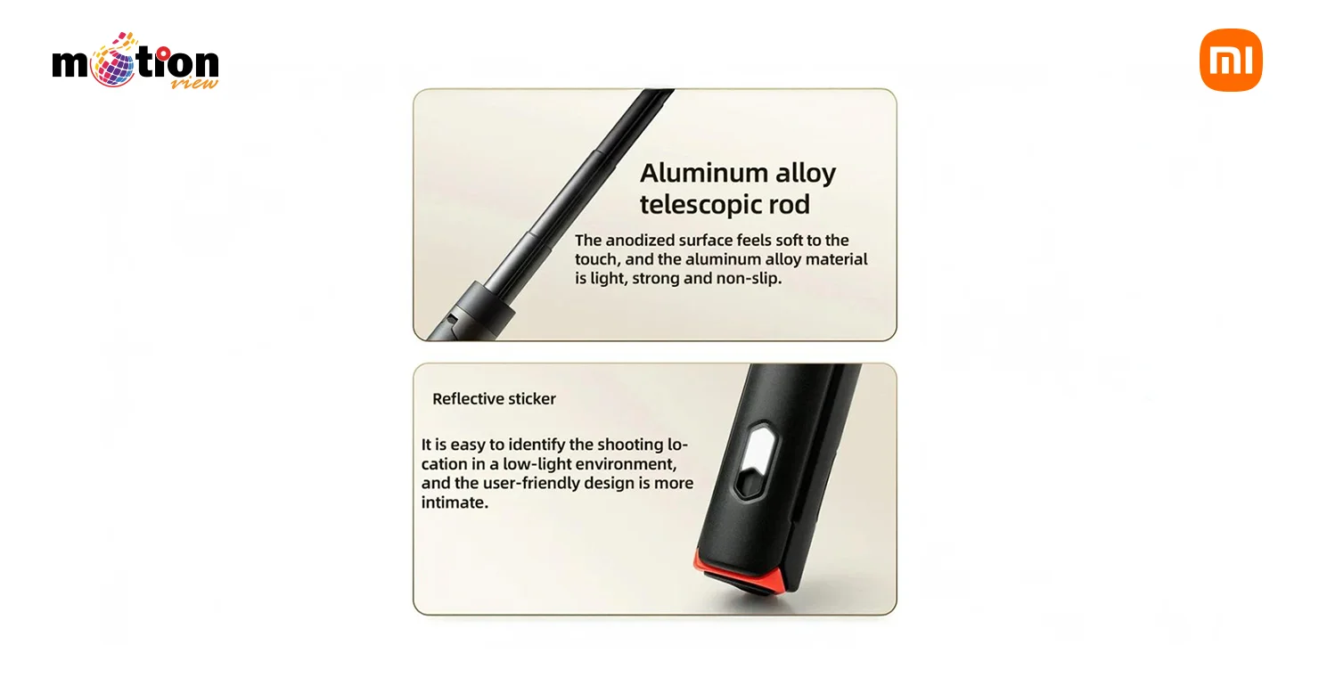 Xiaomi Zoom Floor Standing Bluetooth Stand Selfie Stick