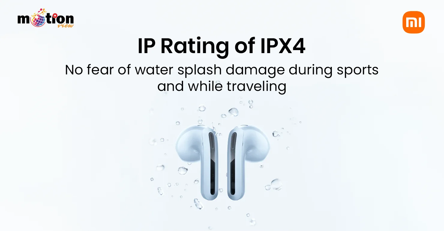 IPX4 water-resistant (splash-proof)