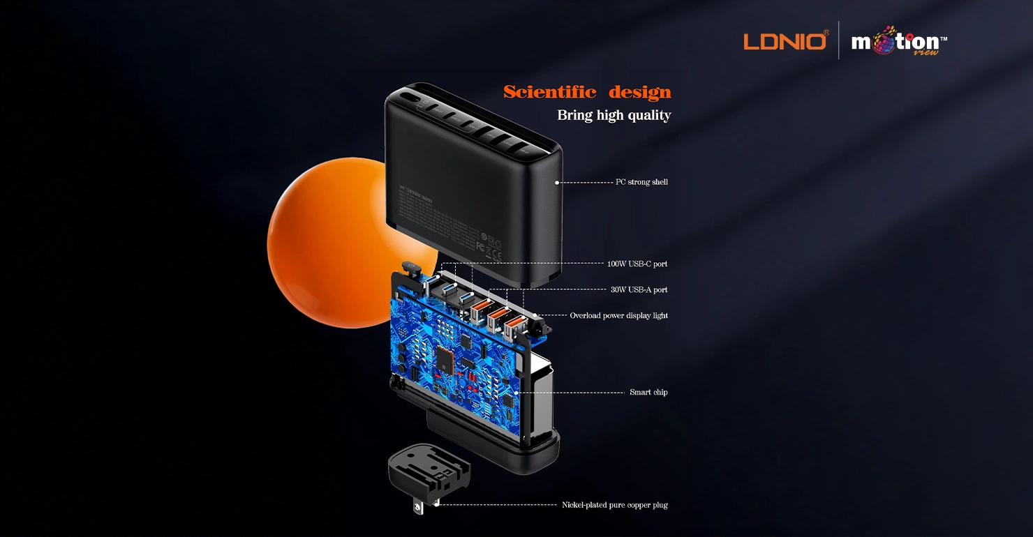 LDNIO A6140C 140W GaN Fast Charging Station