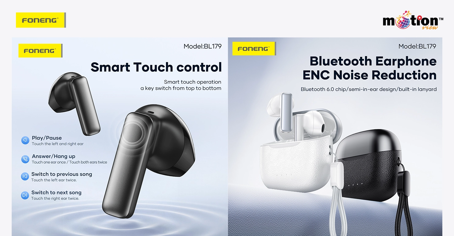Foneng BL179 Bluetooth Earphone With ENC