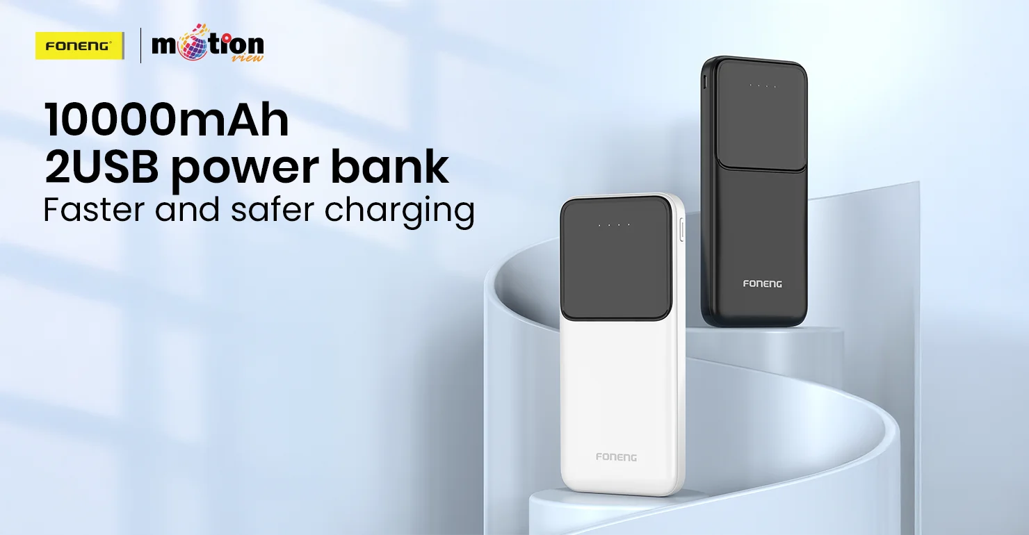 Foneng (P60) 10000mah 2A Fast Charging Portable Power Bank