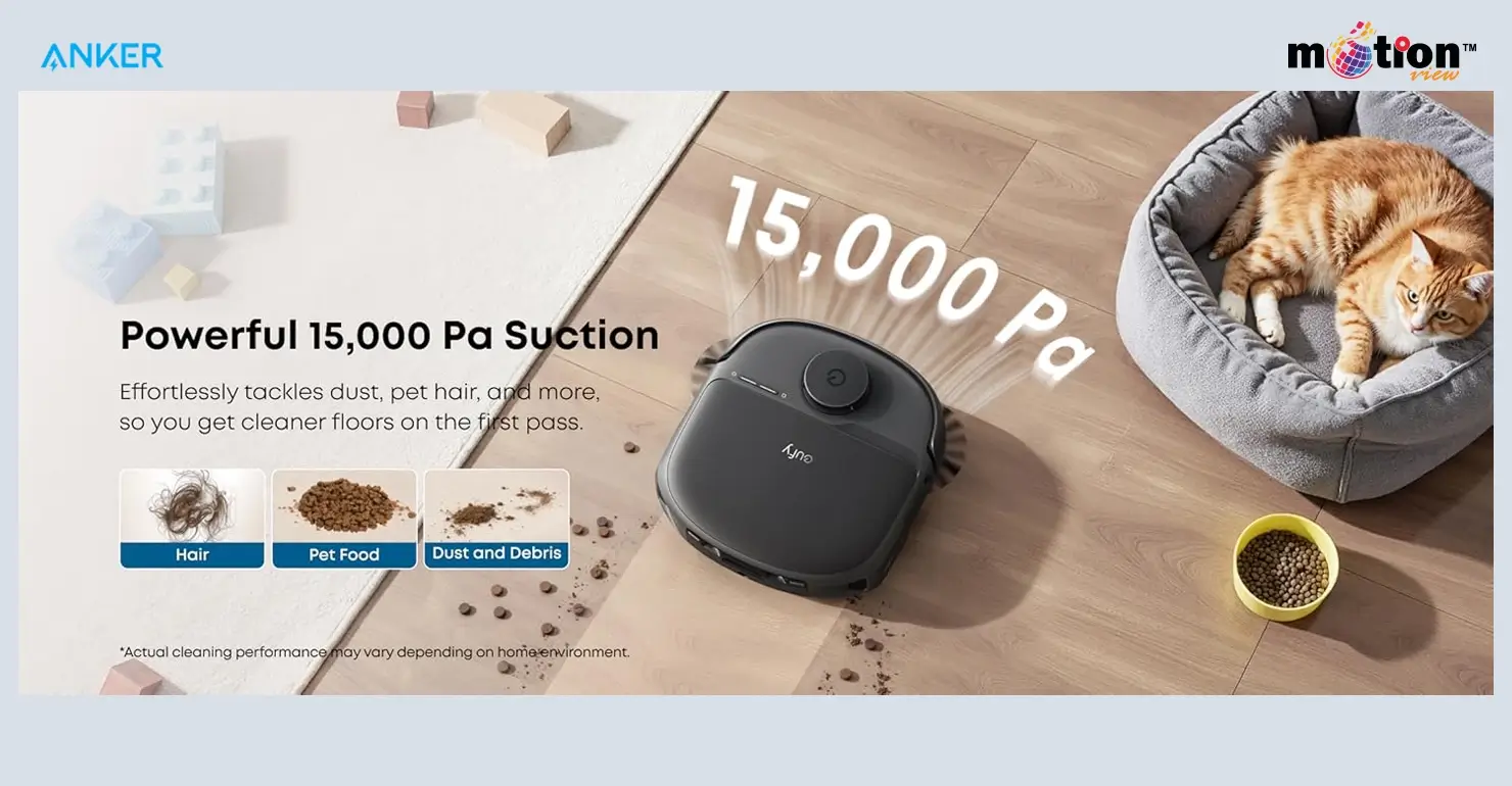 15,000 Pa High-Power Suction