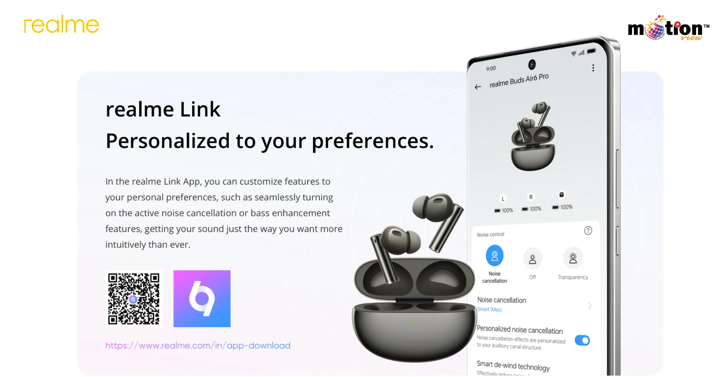 realme Buds Air 6 Pro TWS Earbuds apps