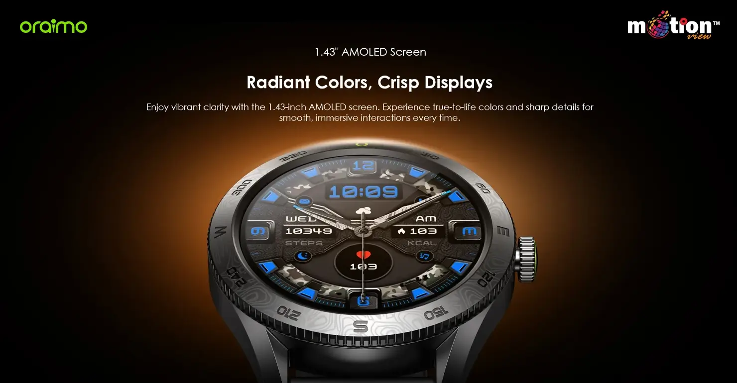 Watch Nova RN side view highlighting thin watch case and button controls