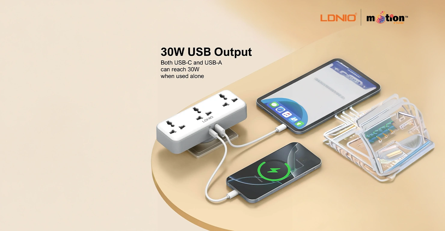 30W USB output