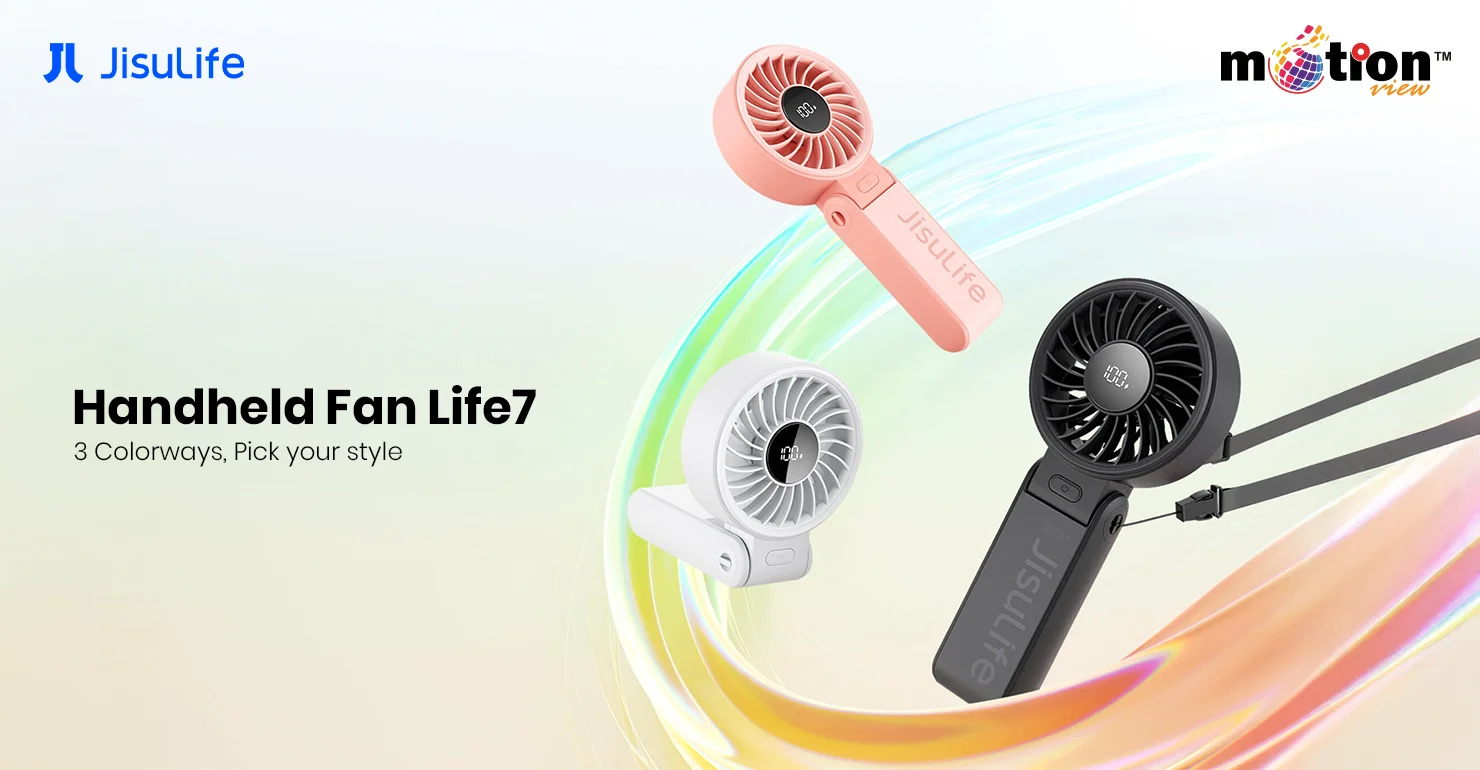 JisuLife Handheld Fan Life7 Unleash Refreshing Power 5000mAh
