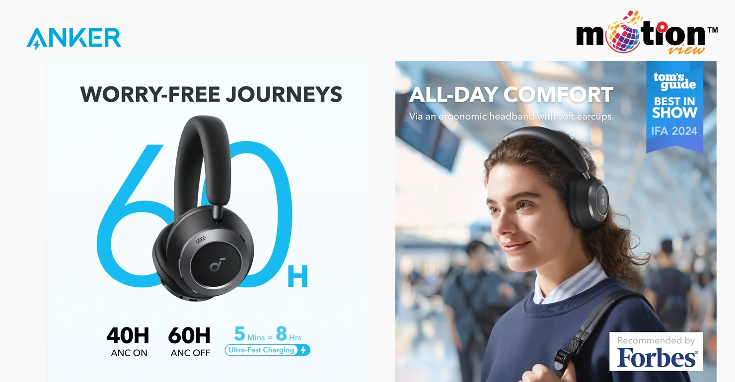 Anker Soundcore Space One Pro Foldable Over-Ear Headphones