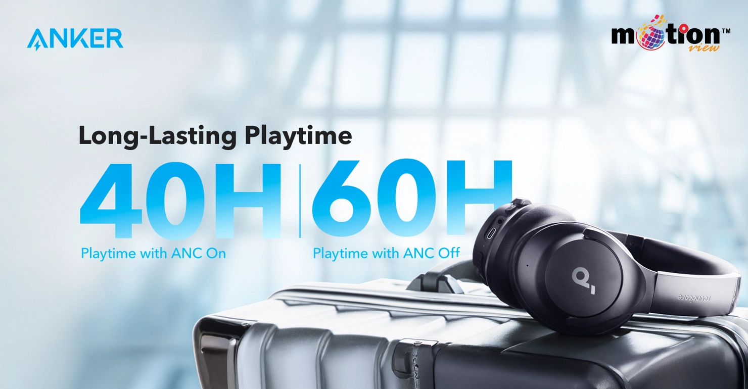  Anker Soundcore Q20i Hybrid Active Noise Cancelling Headphones