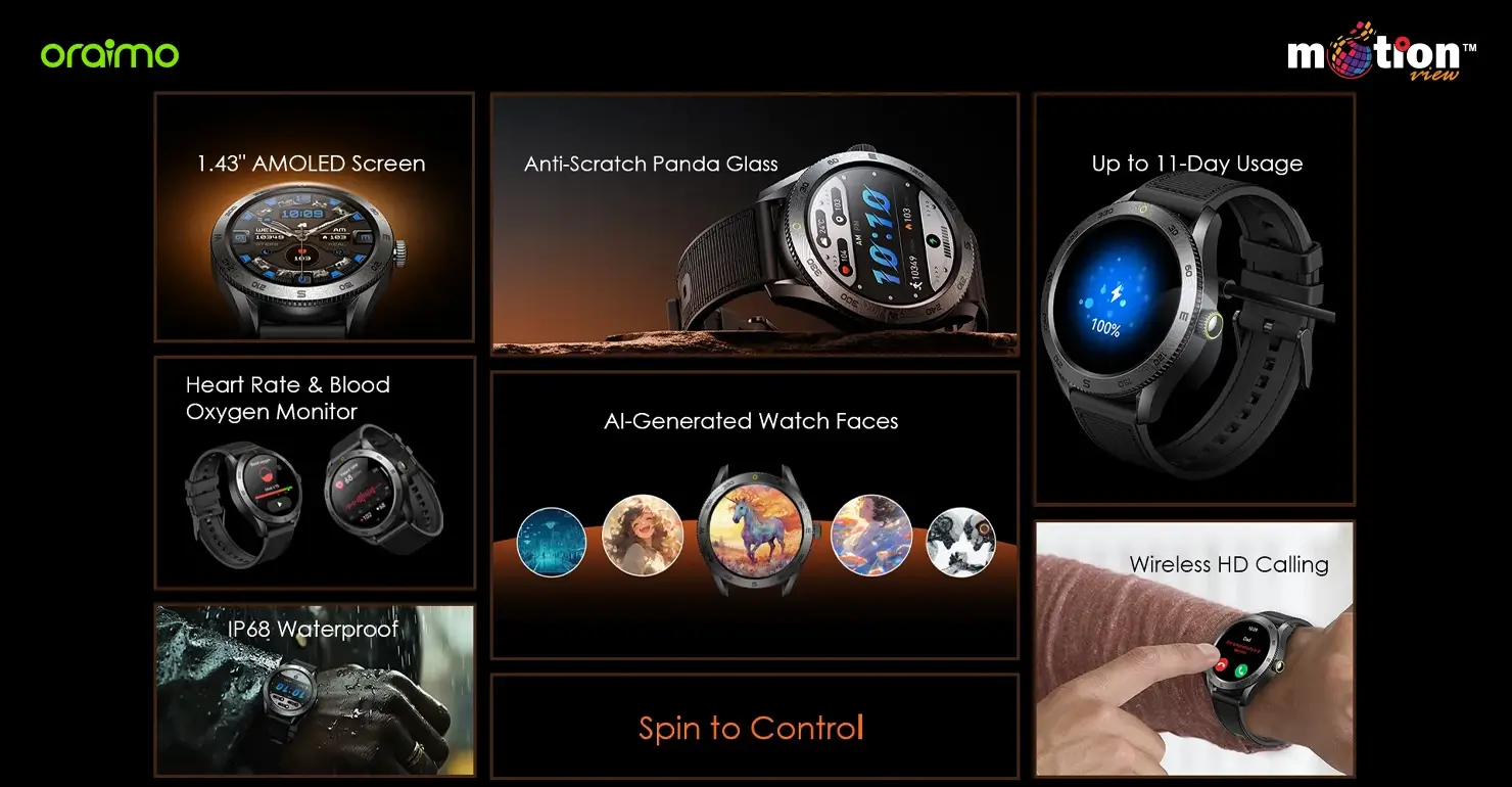 Watch Nova RN wrist shot showing slim metal band on hand