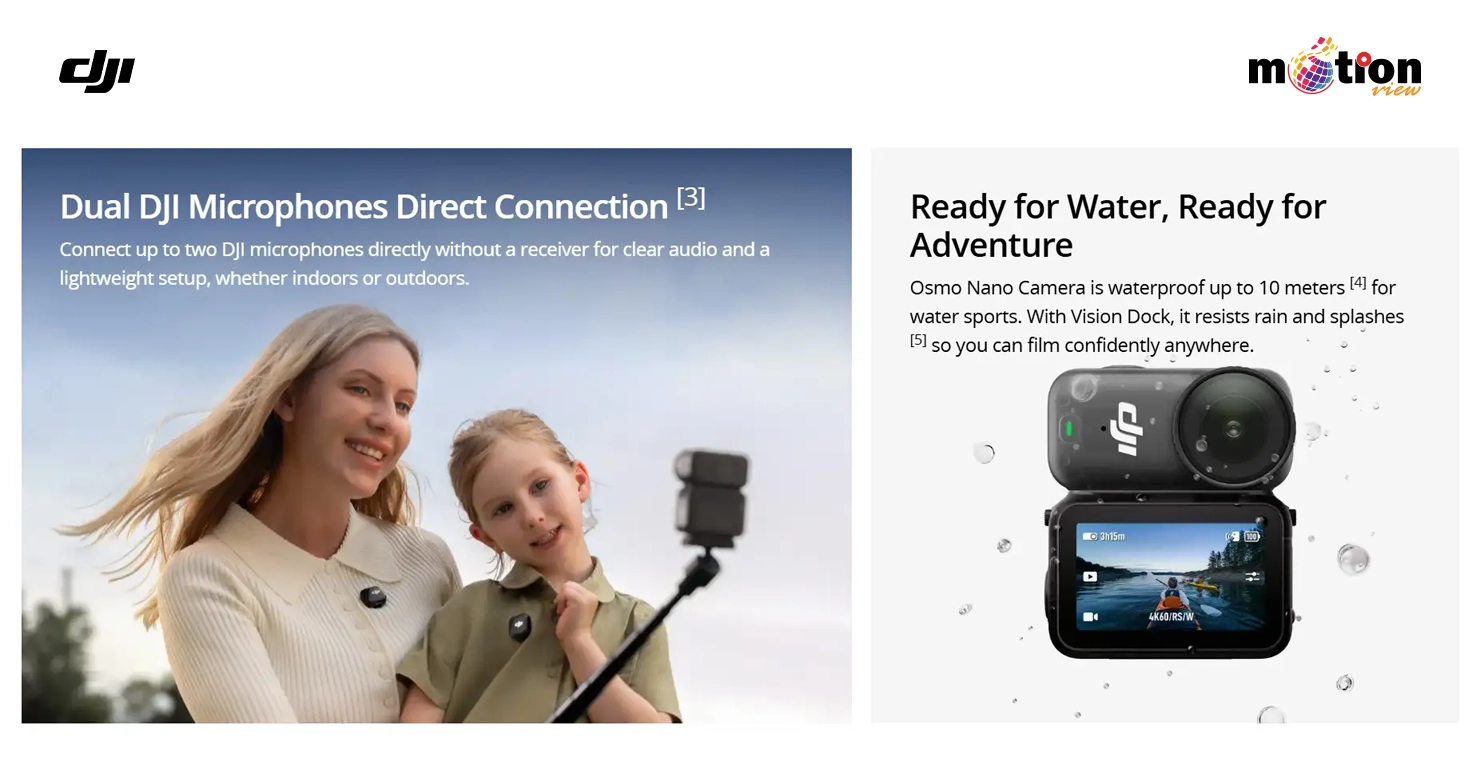 DJI Osmo Nano Action Camera  Combo