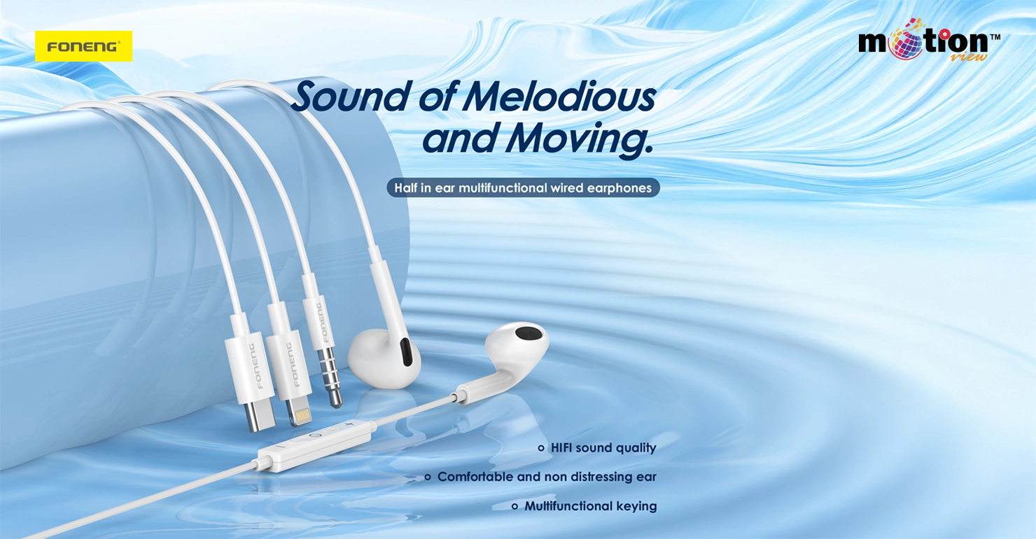 FONENG T66 Type-C In-Ear Wired Earphone