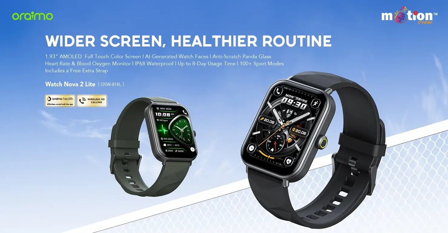 oraimo Watch Nova 2 Lite (OSW-814L) Smart Watch