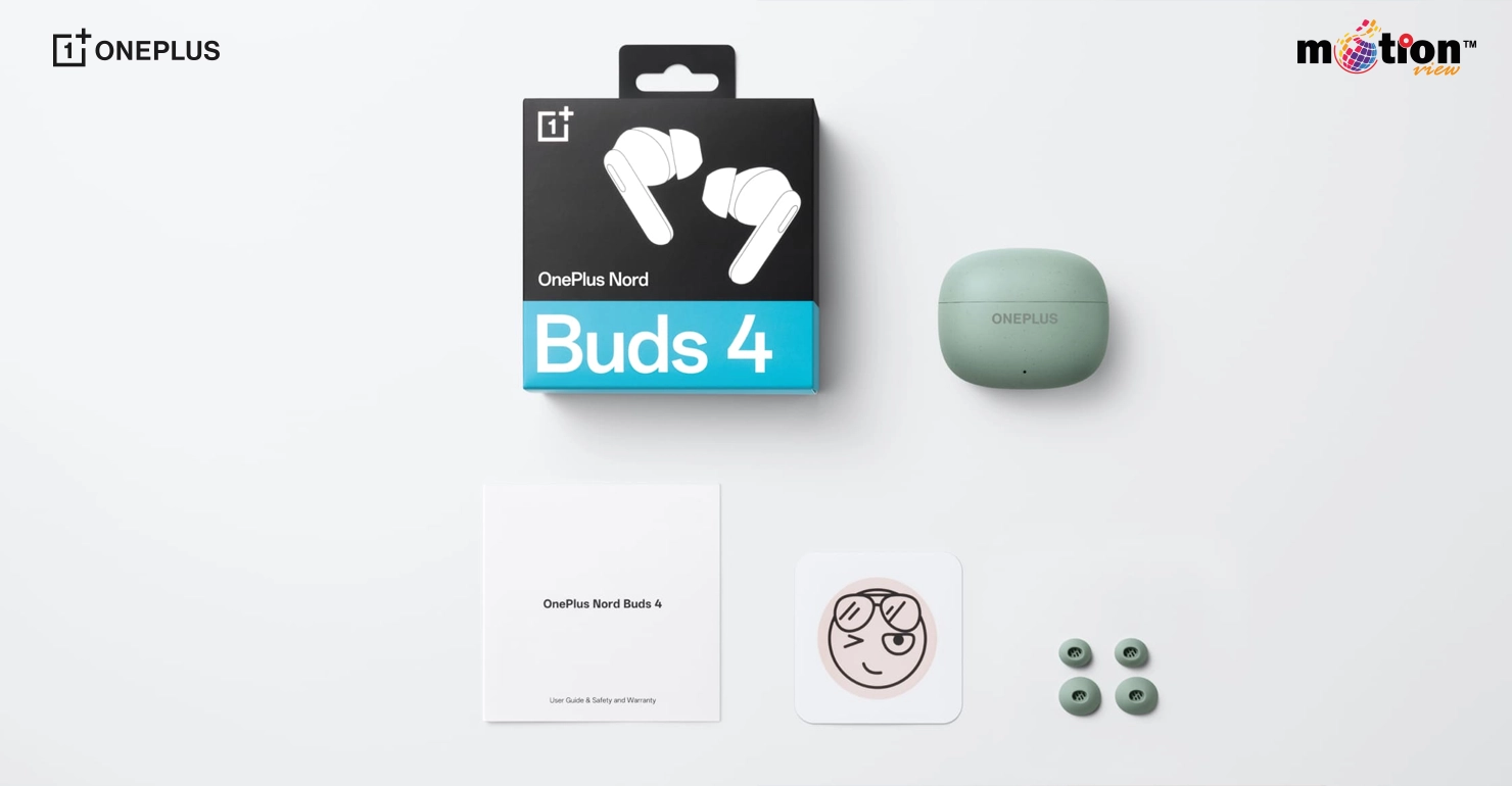 OnePlus Nord Buds 4 52dB ANC TWS Earbuds box content