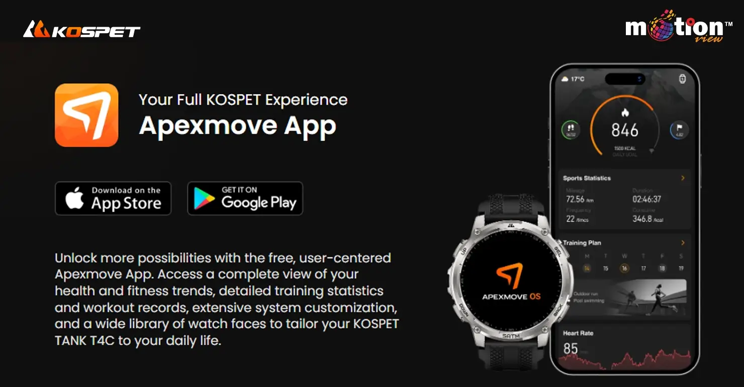 KOSPET Tank T4C rugged smartwatch on dusty worker wrist with instant call control feature