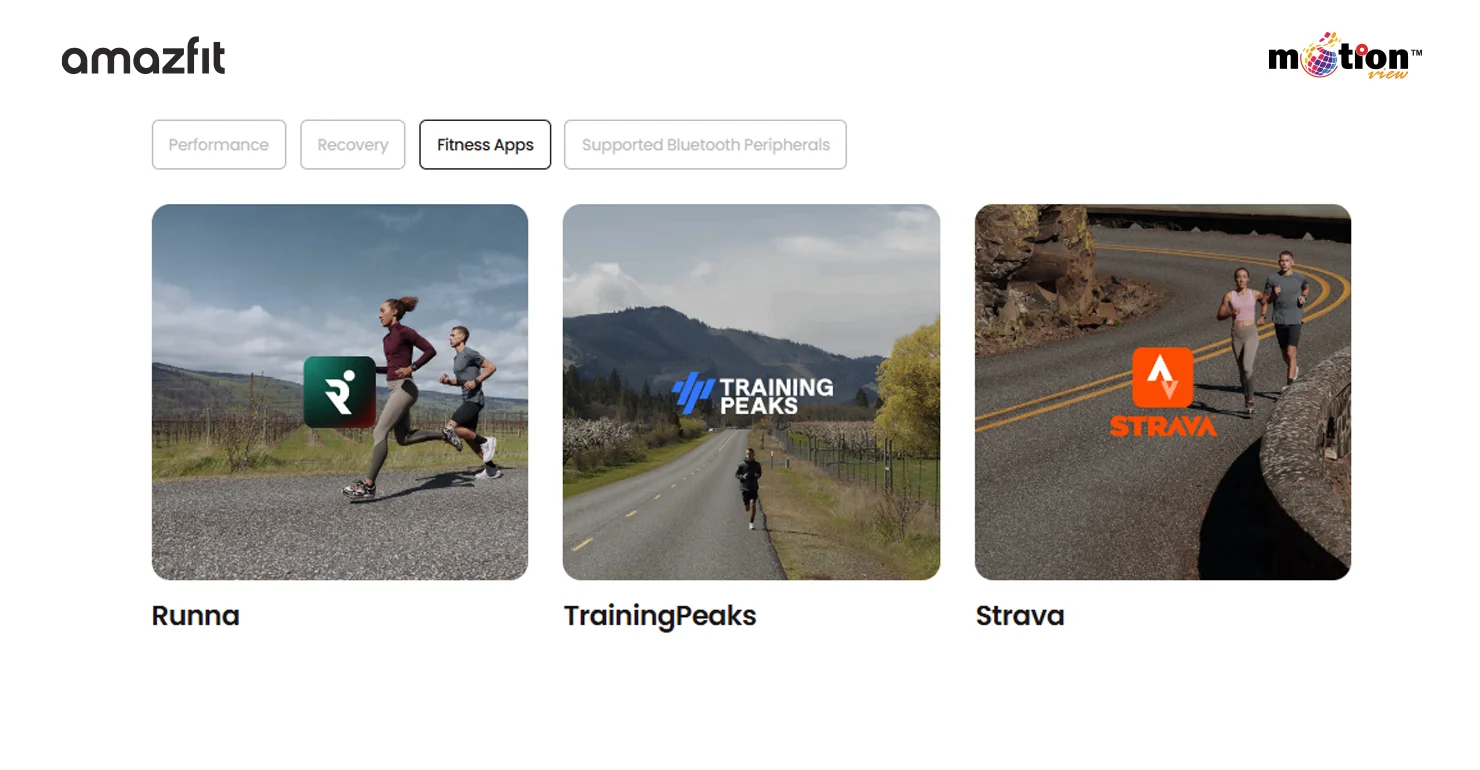 Amazfit Cheetah 2 Pro seamless integration with Runna, TrainingPeaks, and Strava apps
