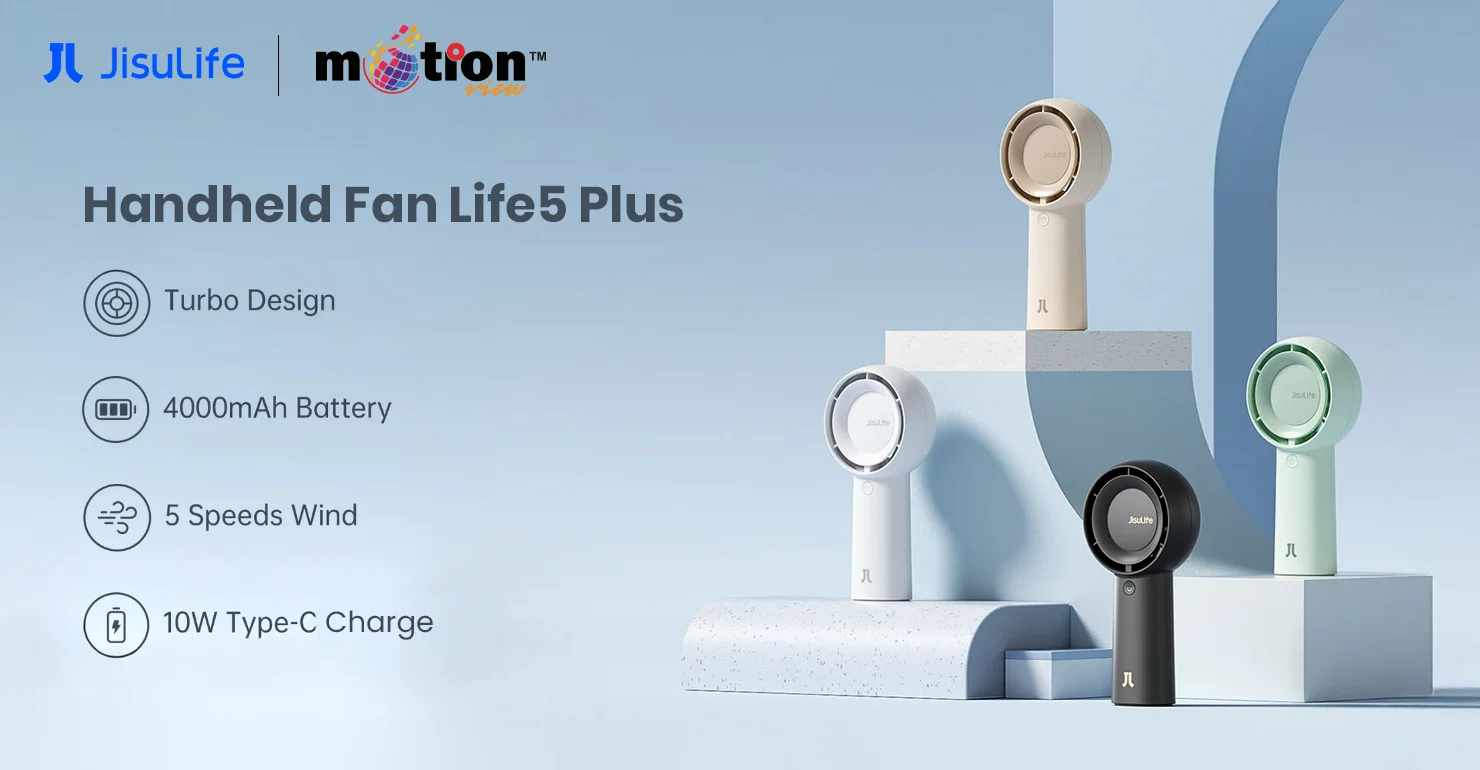 JisuLife Life5 Plus Handheld Fan 4000mAh