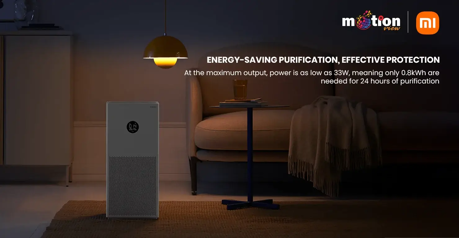  Energy-saving purification with effective protection.