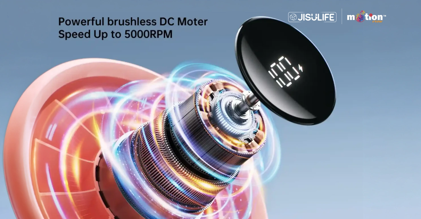 JisuLife Handheld Fan Life4 Experience Unrivaled Comfort 5000mAh