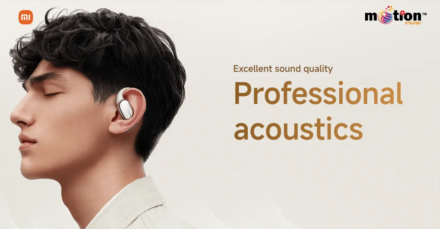 Xiaomi OpenWear Stereo Pro featuring LHDC high-definition audio and a customized 17x12mm elliptical driver.