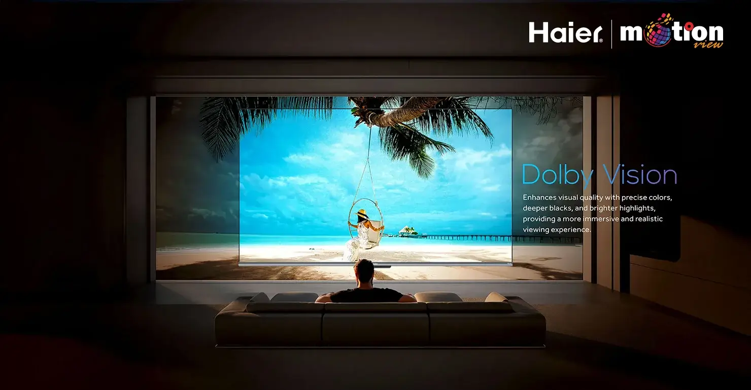 dolby sound with Haier H50P7UX 50 Inch HQLED-4K Google tv
