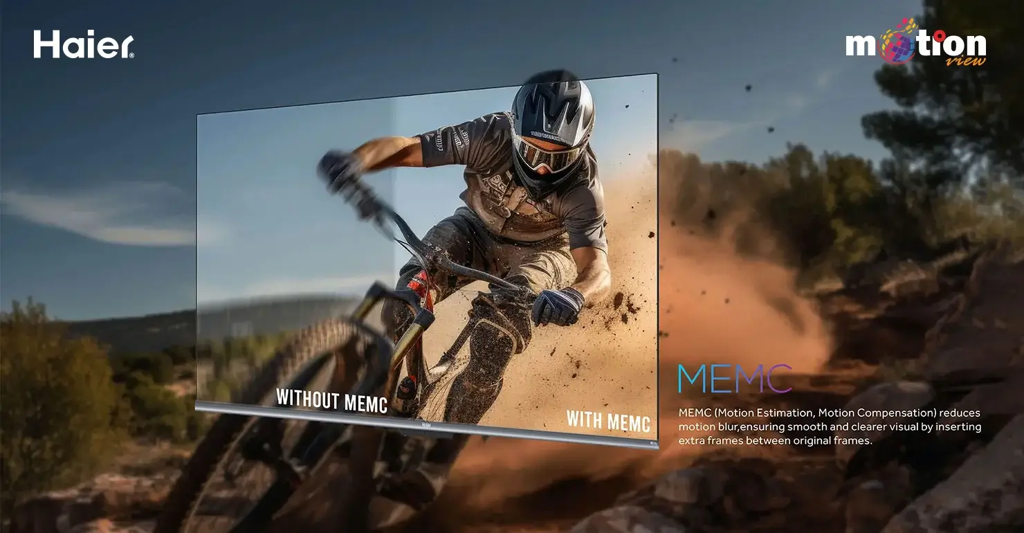 Haier H43P7UX 43 Inch HQLED-4K Google TV witn MEMC