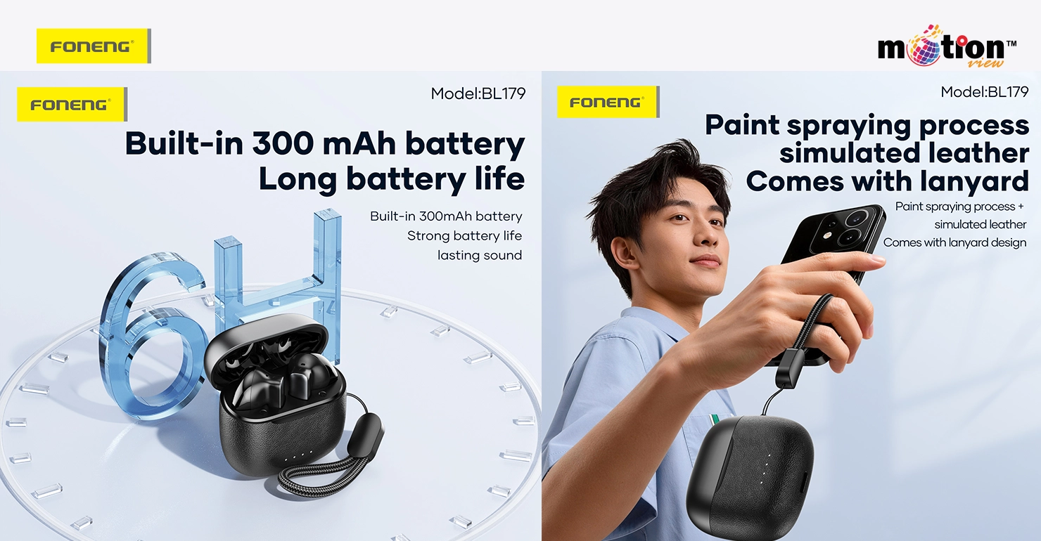 Foneng BL179 Bluetooth Earphone With ENC