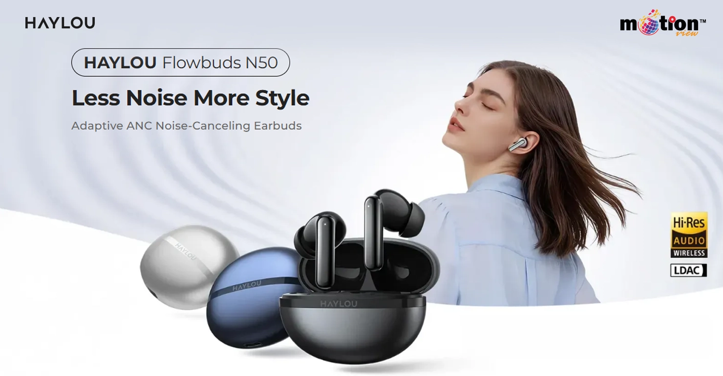 HAYLOU Flowbuds N50 -54dB Hybrid ANC TWS