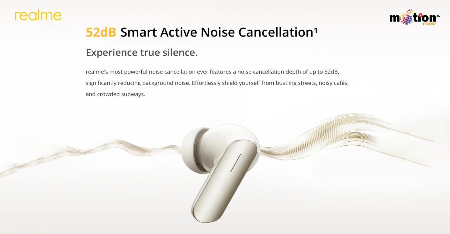 realme Buds Air 7 TWS Earbuds 52db ANC