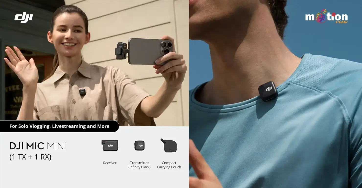 DJI Mic Mini (1 TX + 1 RX) with Transmitter Charging Dock
