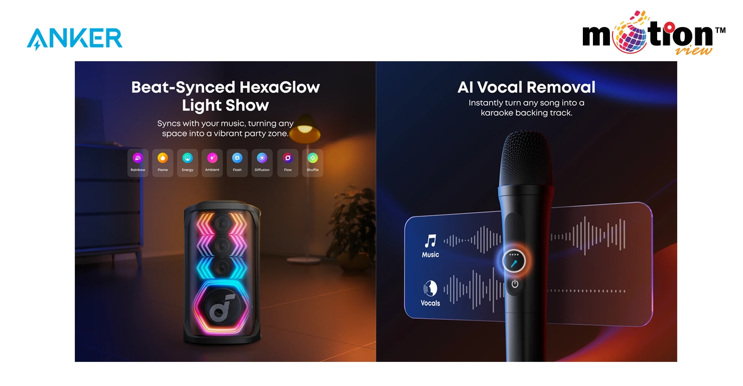 Anker Soundcore Rave 3S AI Karaoke Party Speaker