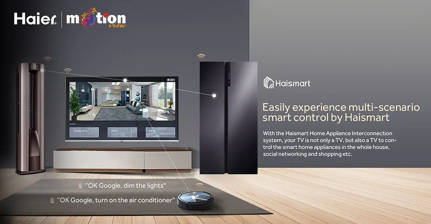 Haier H50P7UX 50 Inch HQLED-4K Google tv eco systems