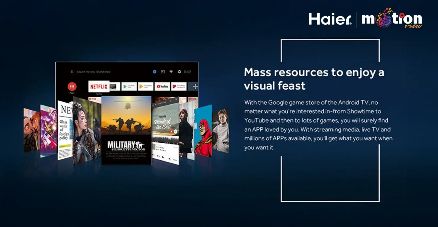  Haier H43K800UX 43 Inch 4K Google TV 