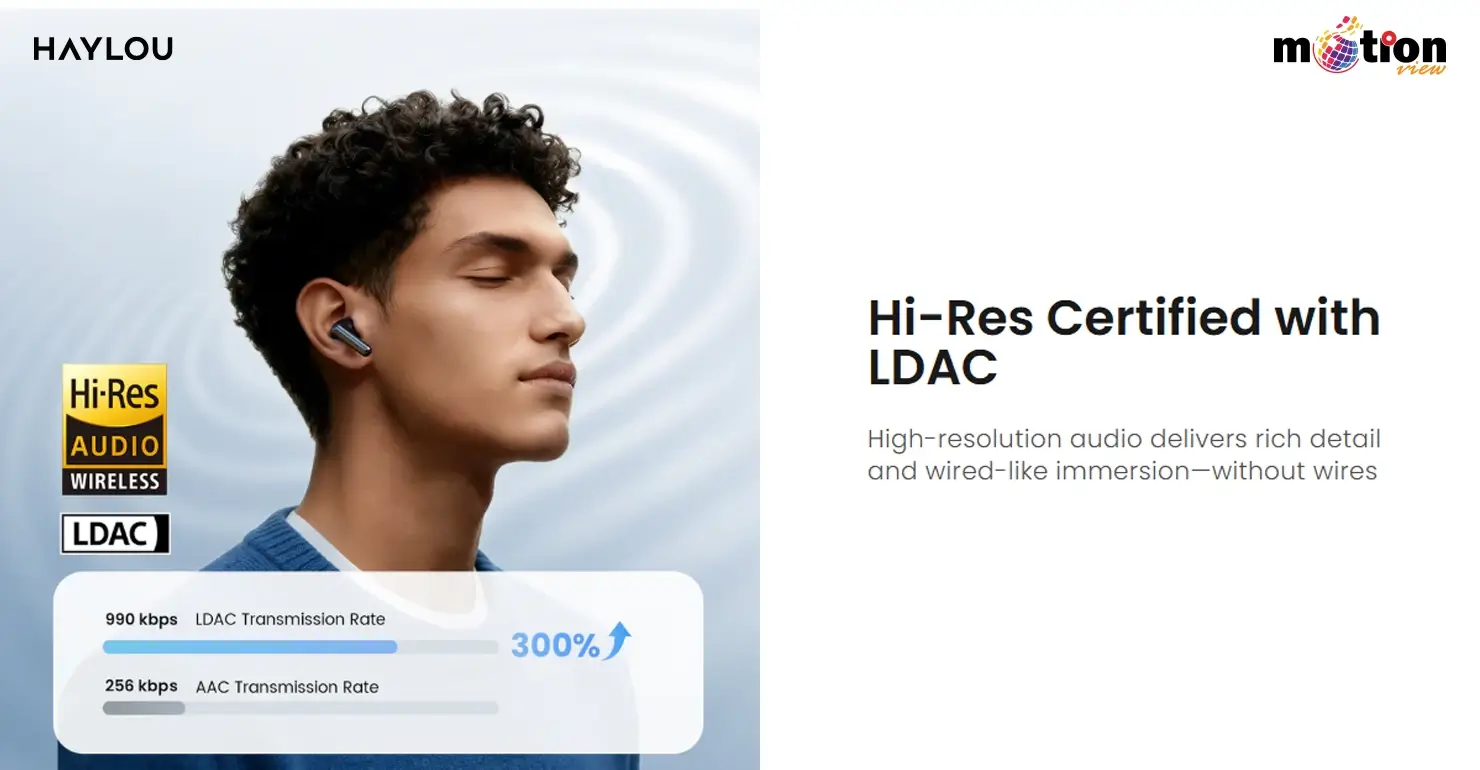 A man with his eyes closed enjoying music, emphasizing 