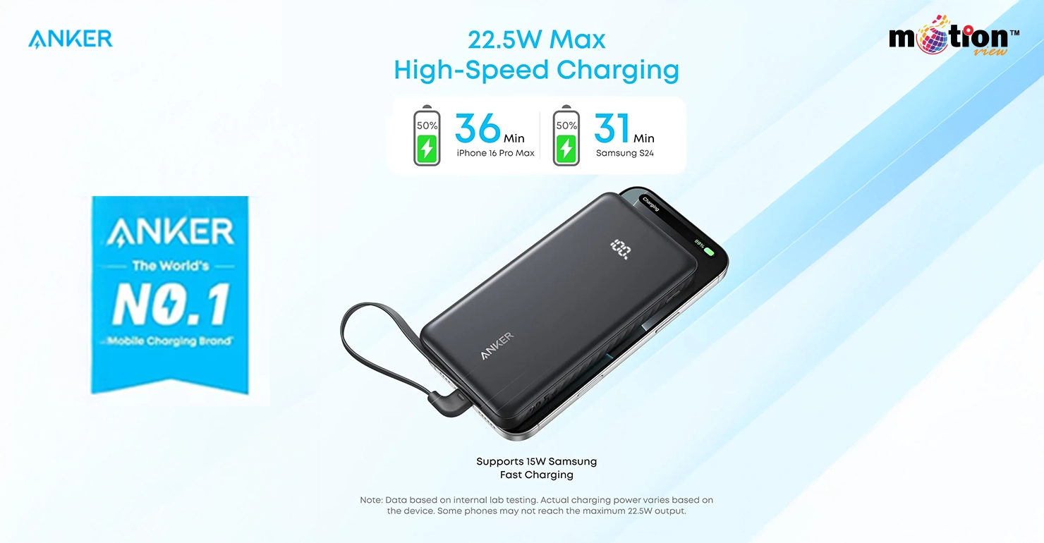 Anker Zolo 22.5W 10000mAh Power Bank