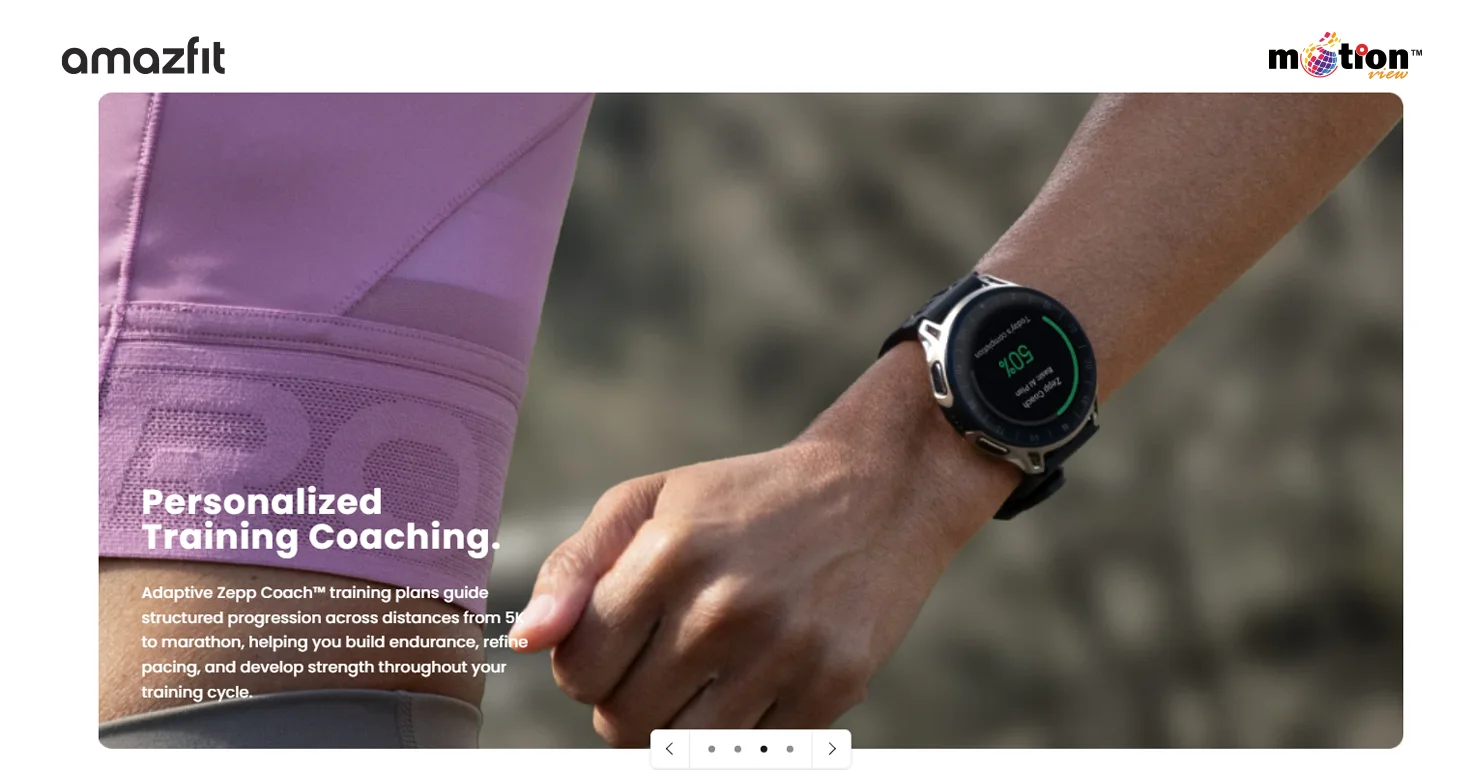 Adaptive Zepp Coach training plans on Amazfit Cheetah 2 Pro for personalized fitness progression