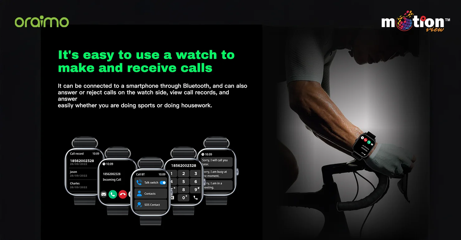 Hands-free calls via built-in microphone & speaker