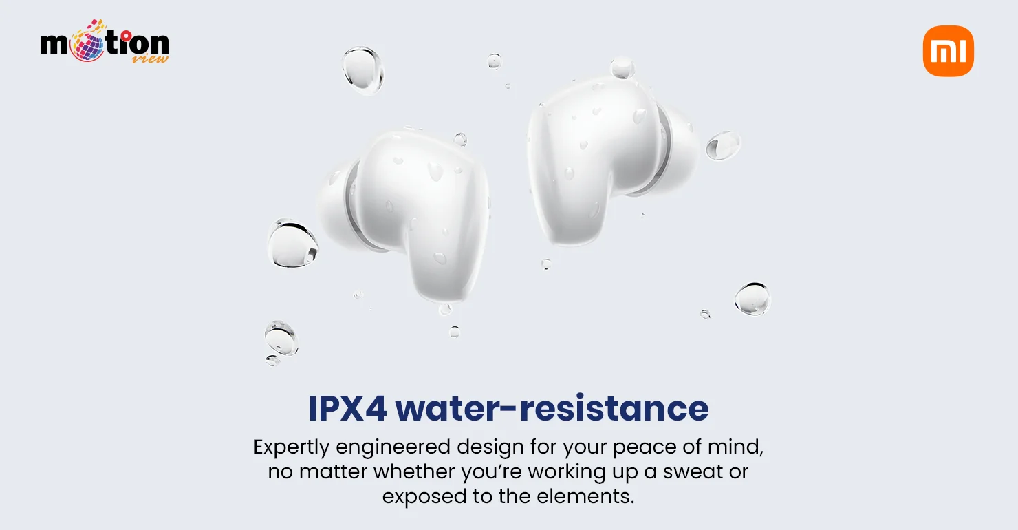 IPX4 water resistance