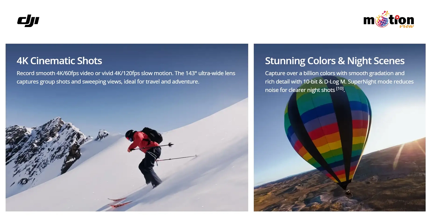 DJI Osmo Nano Action Camera Standard Combo