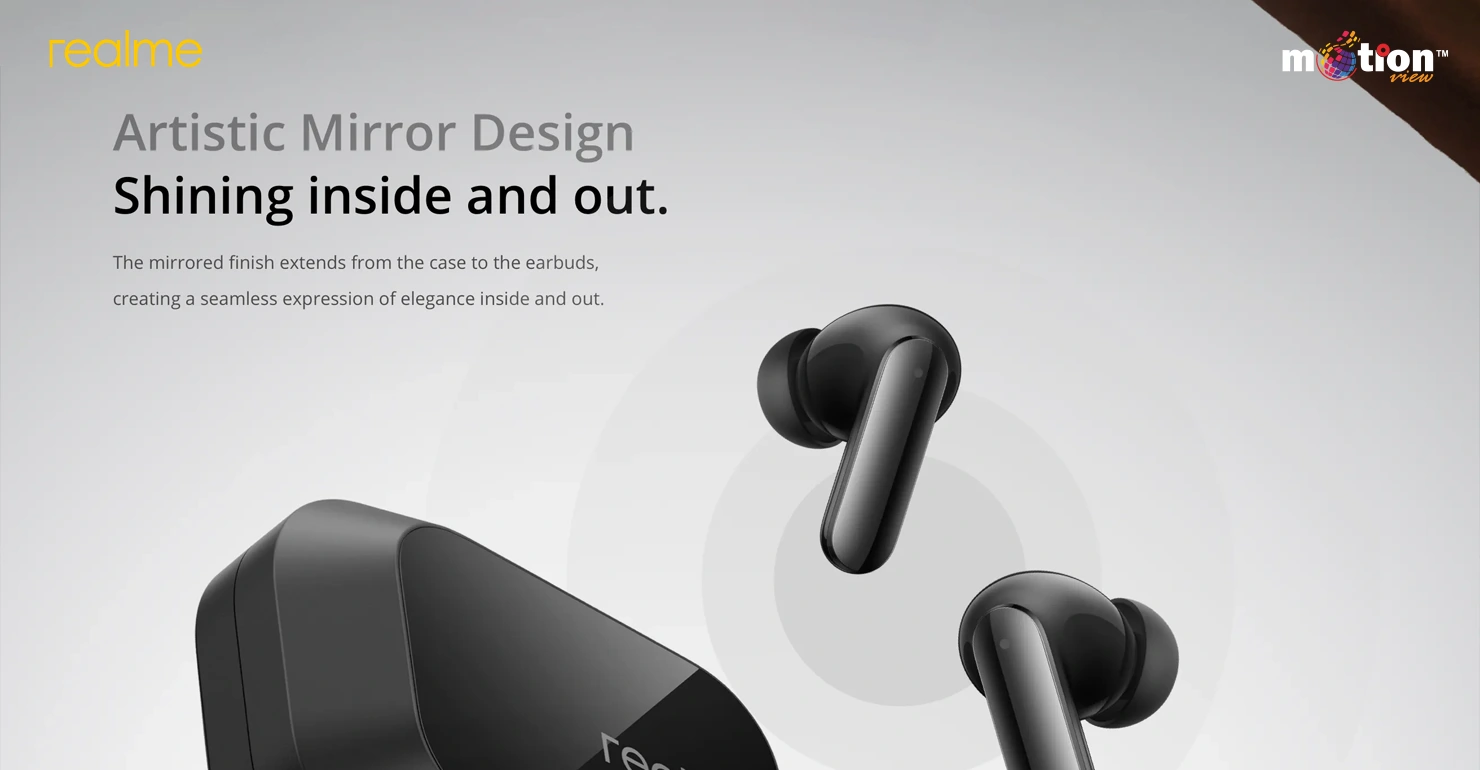 realme Buds Air 8 Pro ANC TWS shining inside and out