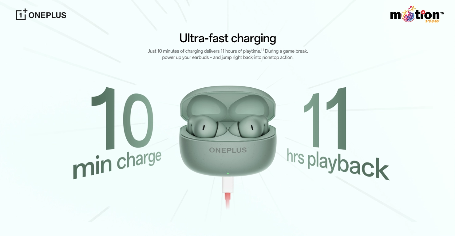 OnePlus Nord Buds 4  fast charge