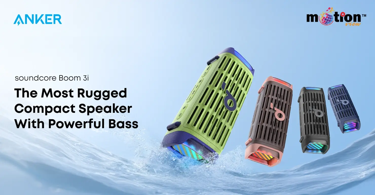 Anker Soundcore Boom 3i Portable Bluetooth Speaker