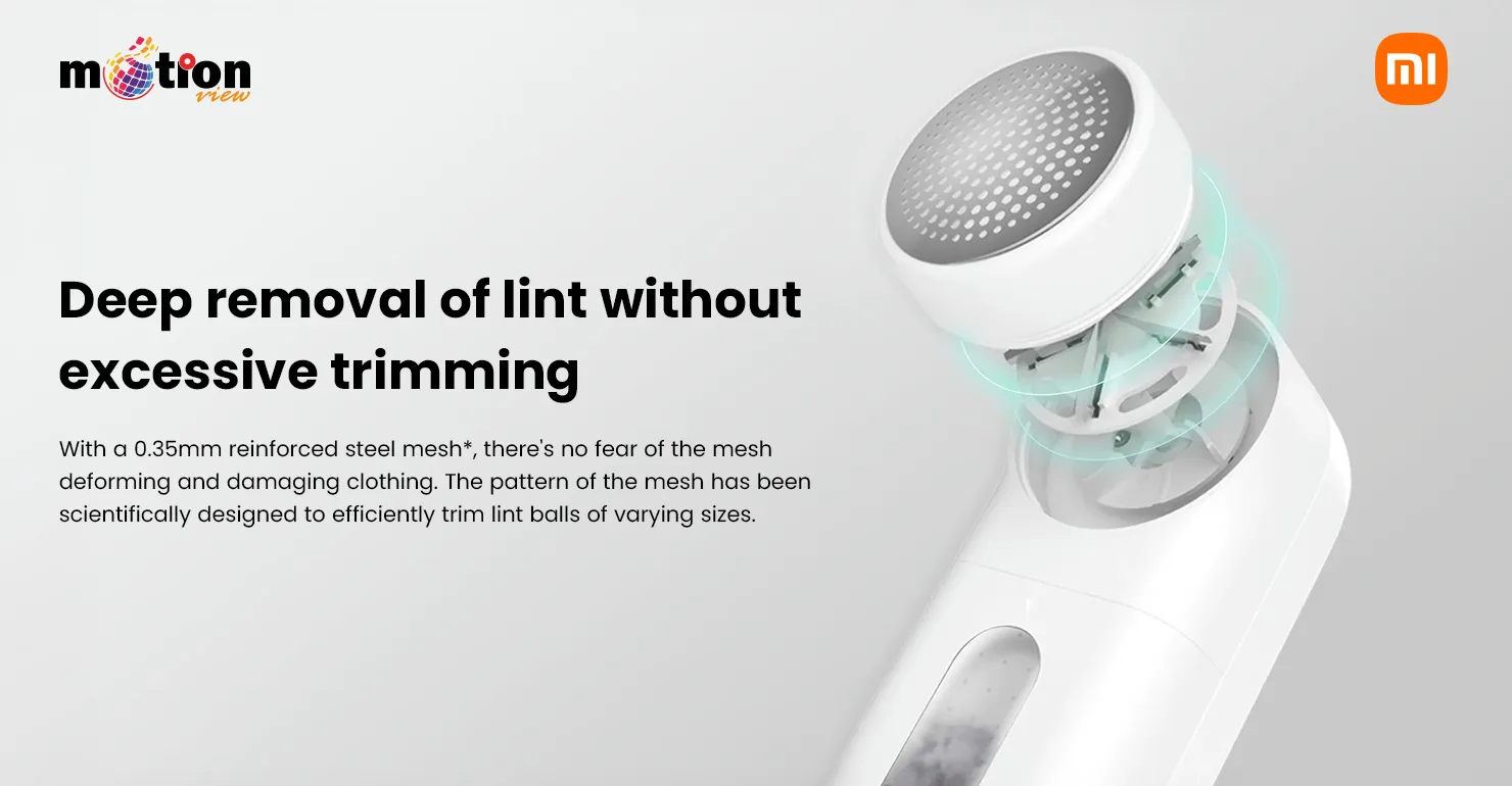 Xiaomi Portable Electric Cleaning Lint Remover Hair Ball Trimmer- White