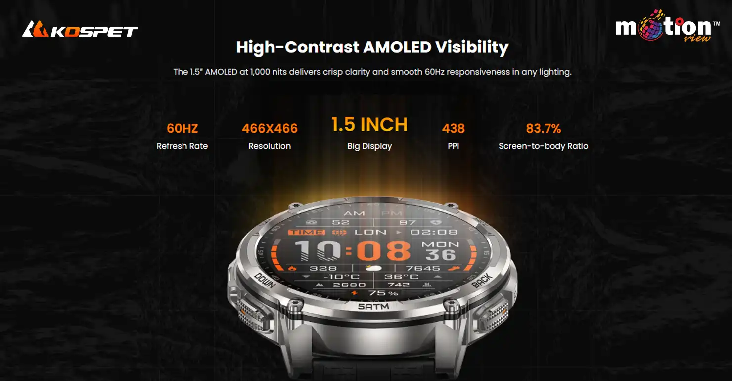 KOSPET TANK T4C Smartwatch