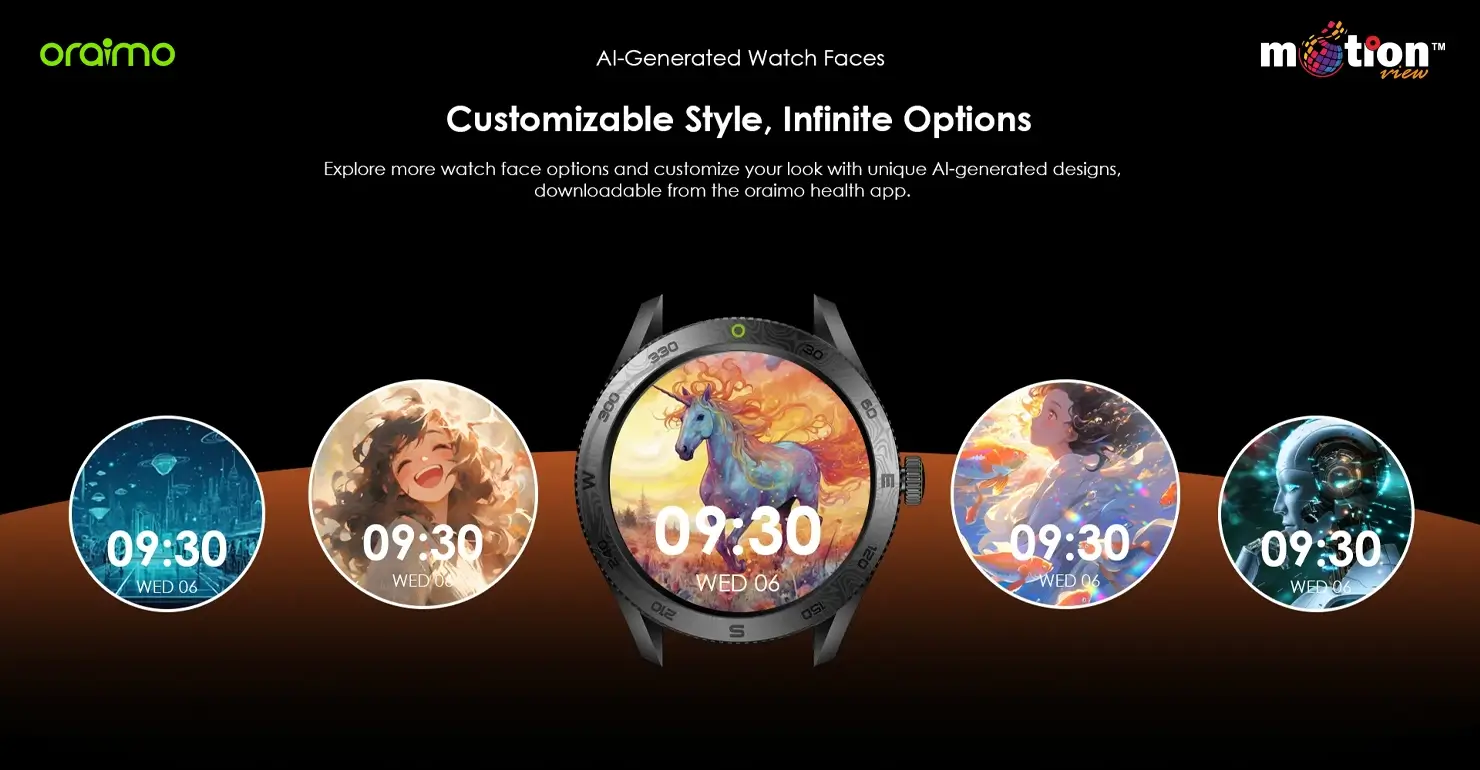 Watch Nova RN fitness tracking features shown on watch screen interface