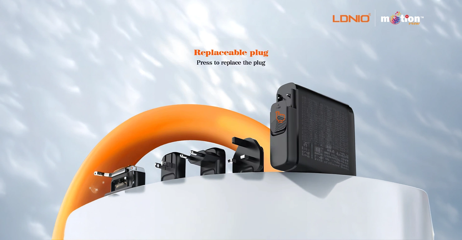 LDNIO A6140C 140W Fast Charging 6 USB Ports LED Display