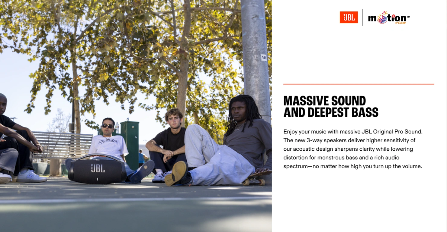 Massive sound and deepest bass