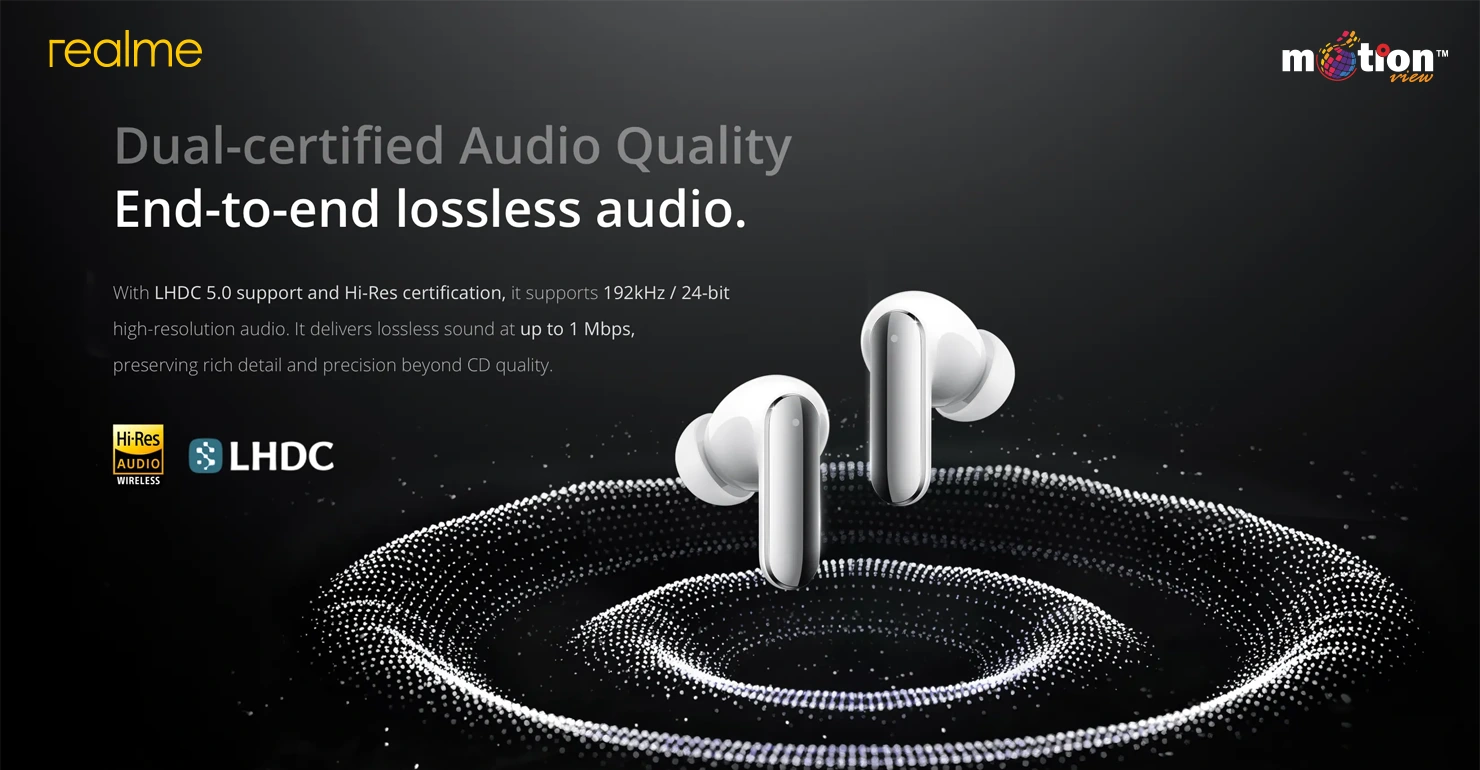 realme Buds Air 8 Pro ANC TWS dual certified audio